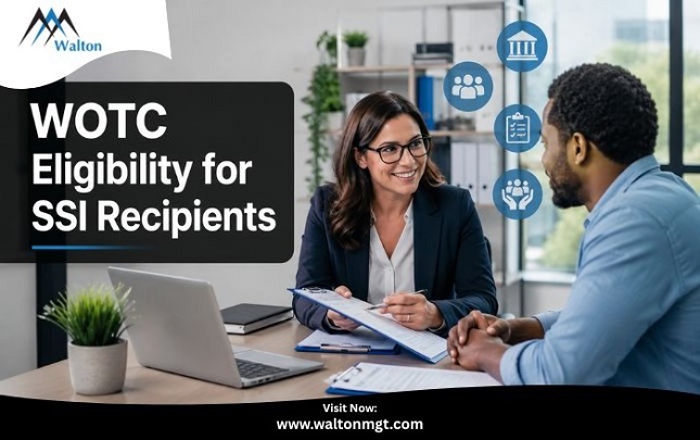 wotc-ssi-eligibility-employer-hiring-banner Employer reviewing SSI recipient eligibility for Work Opportunity Tax Credit during hiring process