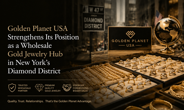 Golden Planet USA Strengthens Its Position As A Wholesale Gold Jewelry Hub In New York’s Diamond District