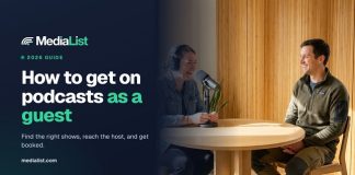 Media List guide: how to get on podcasts as a guest